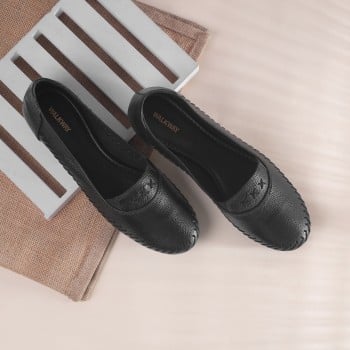 Walkway Women Black Casual Ballerinas(SKU: 31-818-11-39)