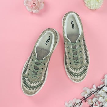 Metro Women Green Casual Sandals(SKU: 31-831-21-36)