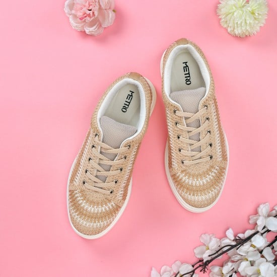 Women Beige Casual Sandals