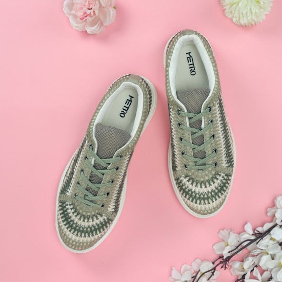 Women Green Casual Sandals
