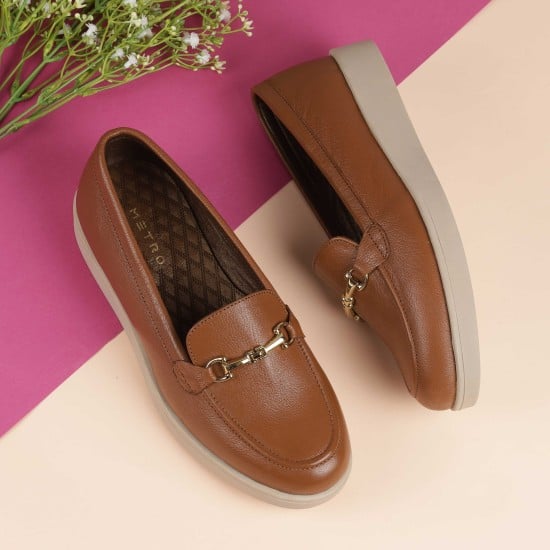 Women Tan Casual Ballerinas