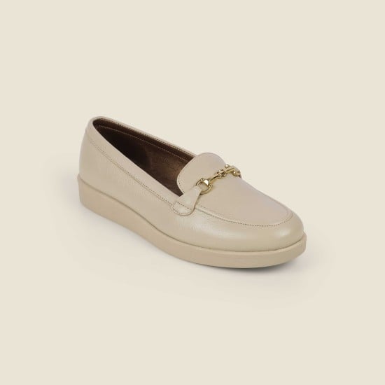 Women Beige Casual Ballerinas