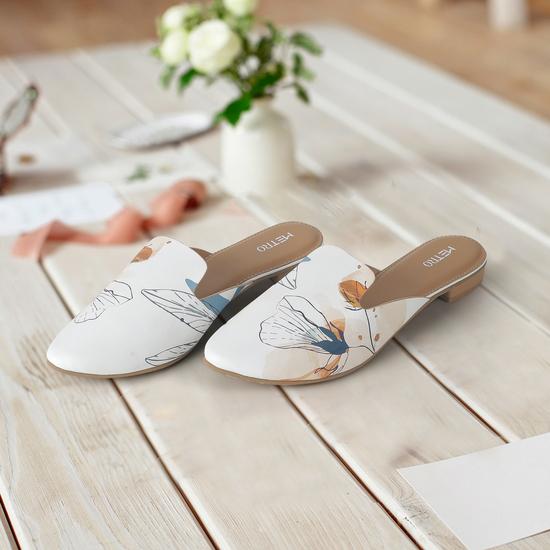 Women Tan Casual Slip Ons