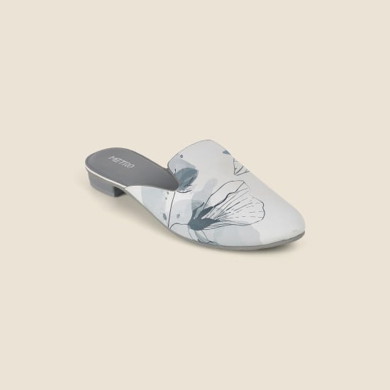 Women Grey Casual Slip Ons