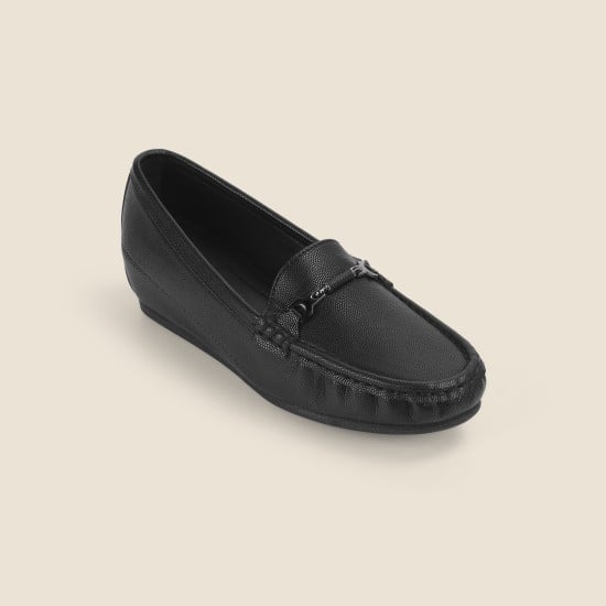 Women Black Casual Ballerinas
