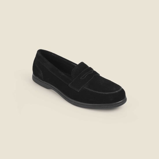Women Black Casual Loafers