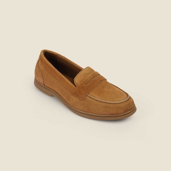 Women Tan Casual Loafers