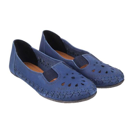 Women Blue Casual Ballerinas