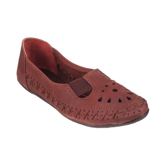 Women Brown Casual Ballerinas