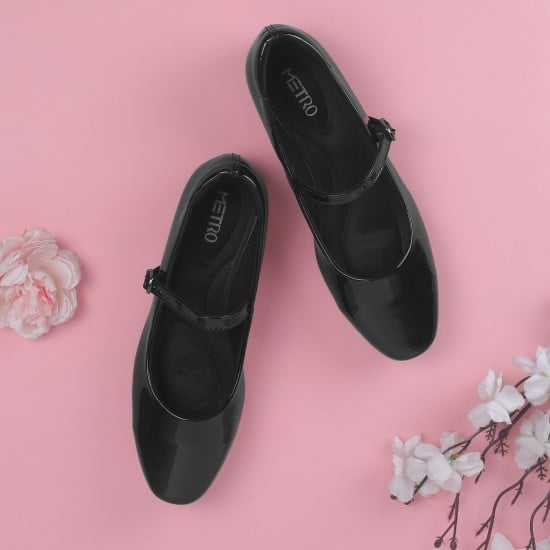 Women Black Casual Ballerinas