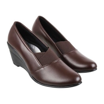 Walkway Women Brown Formal Pumps(SKU: 31-8965-12-37)