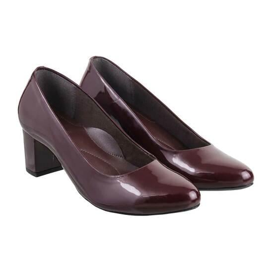 Women Maroon Formal Pumps