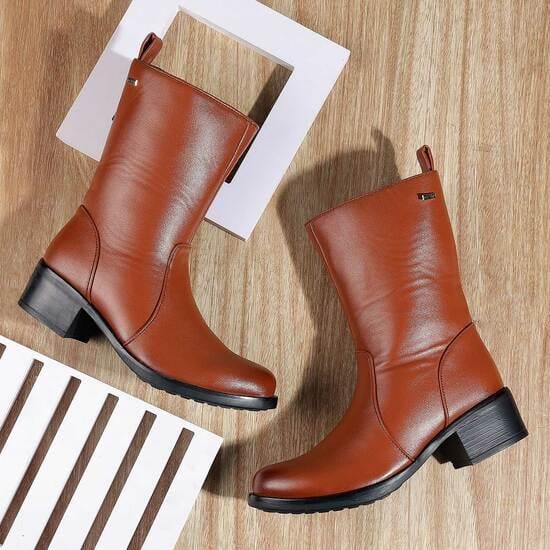 Women Tan Party Boots