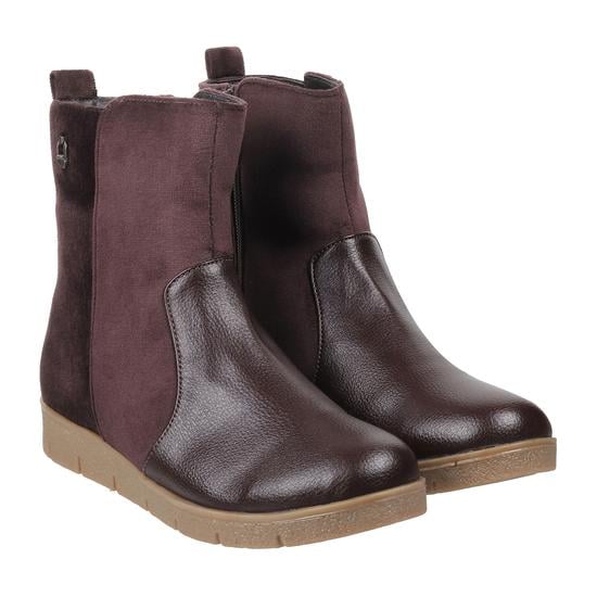 Women Brown Casual Boots