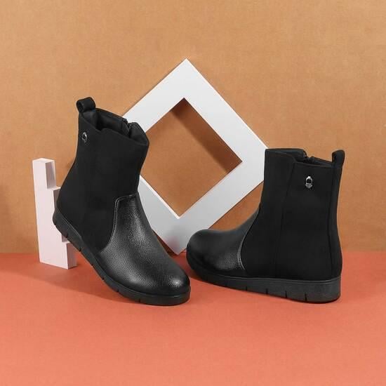 Women Black Casual Boots