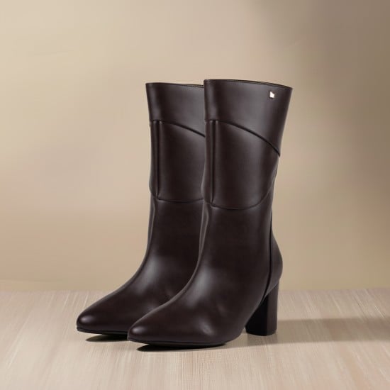 Women Brown Party Boots