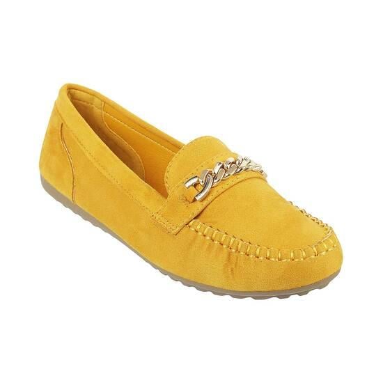 Women Yellow Casual Loafers