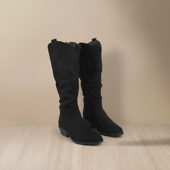 Women Black Casual Boots