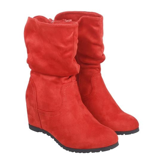 Women Red Party Boots