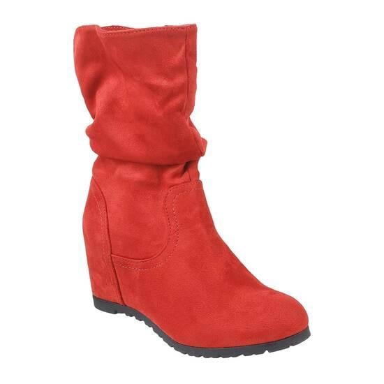 Women Red Party Boots