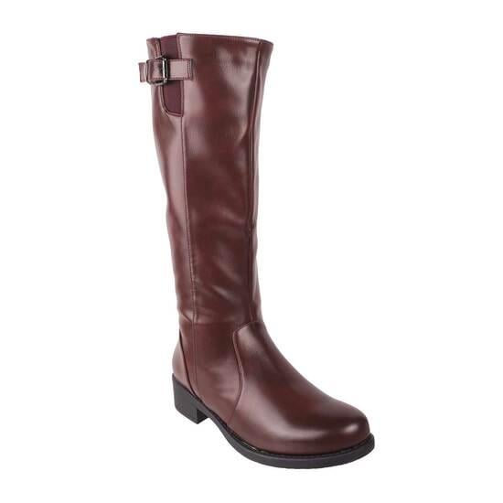 Women Maroon Party Boots