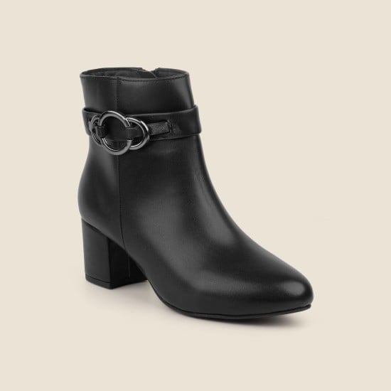 Women Black Party Boots