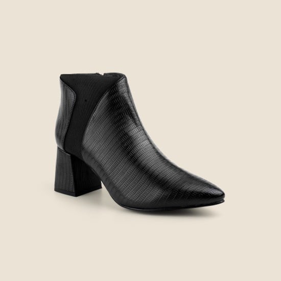 Women Black Party Boots