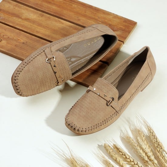 Women Tan Casual Ballerinas