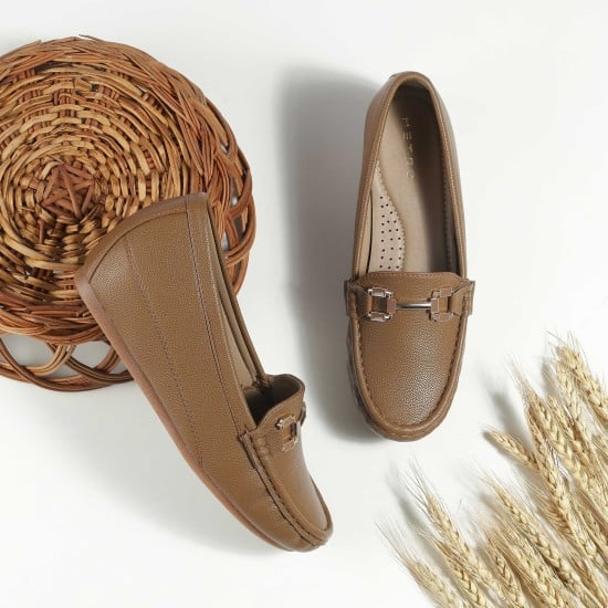 Women Brown Casual Ballerinas