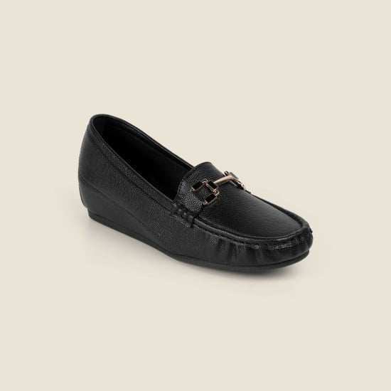 Women Black Casual Ballerinas