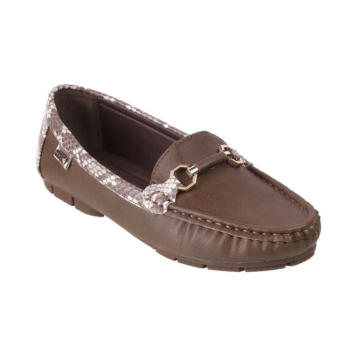 Buy Mochi Brown Casual Loafers Online 