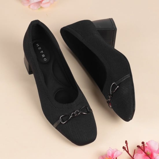 Women Black Formal Pumps