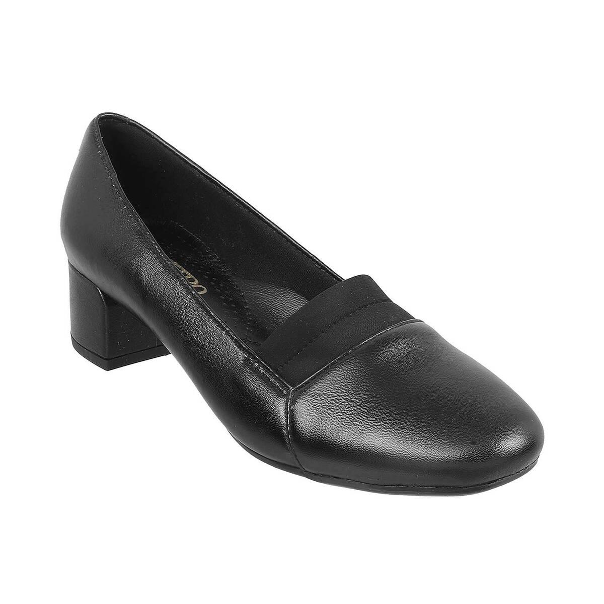 Buy Women Black Heels Online - 703430 | Van Heusen