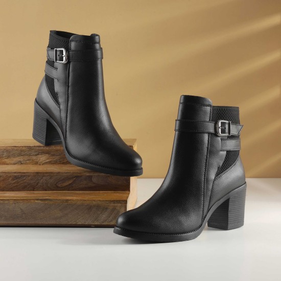 Women Black Party Boots