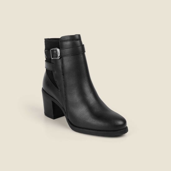 Women Black Party Boots