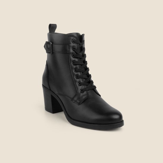 Women Black Party Boots