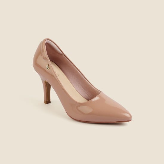 Women Peach Formal Pumps