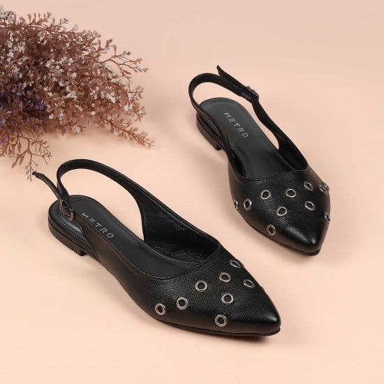 Women Black Casual Sandals