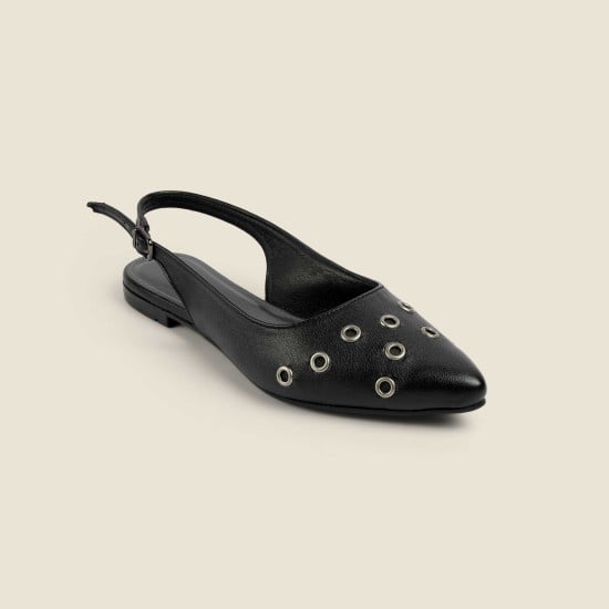 Women Black Casual Sandals