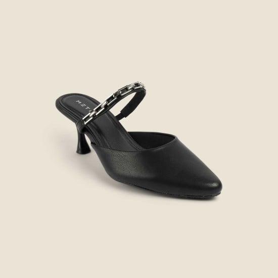 Women Black Formal Sandals