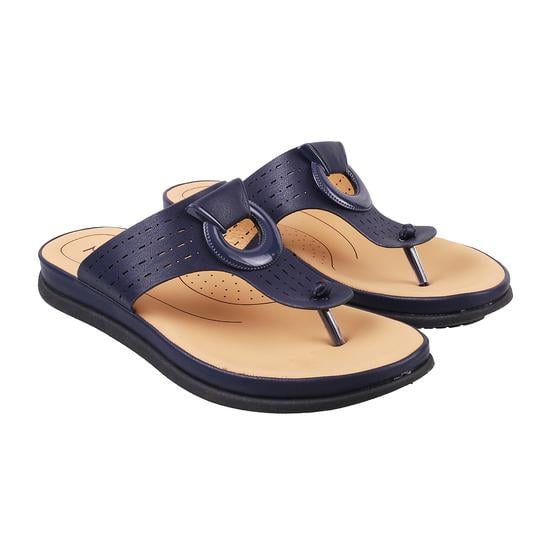 Women Blue Casual Slip Ons