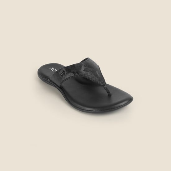 Women Black Casual Slippers