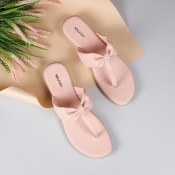 Walkway Women Pink Casual Slippers(SKU: 32-1074-24-37)