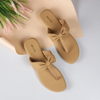 Walkway Women Beige-red Casual Slippers(SKU: 32-1074-89-40)
