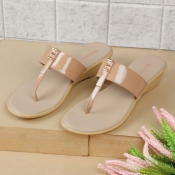 Walkway Women Beige Casual Slip Ons(SKU: 32-1075-20-36)