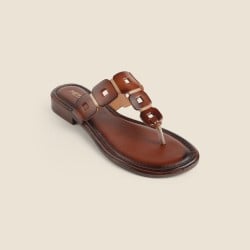 Women Tan Casual Slippers