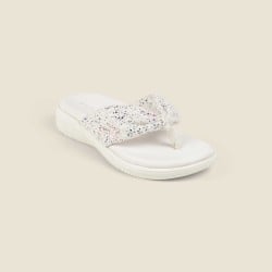 Women White Casual Slippers