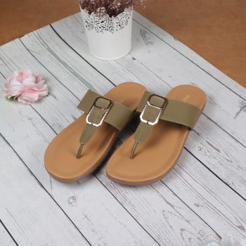 Walkway Women Green Casual Slippers(SKU: 32-1213-21-37)