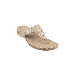 Women Beige Casual Slippers
