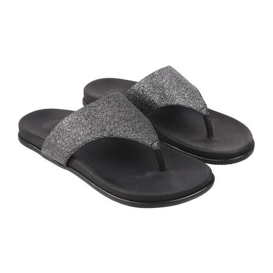 Women Black Casual Slip Ons